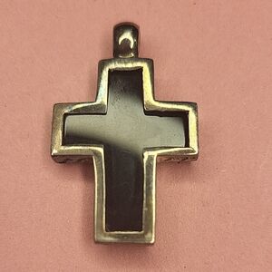 Black Cross Pendant